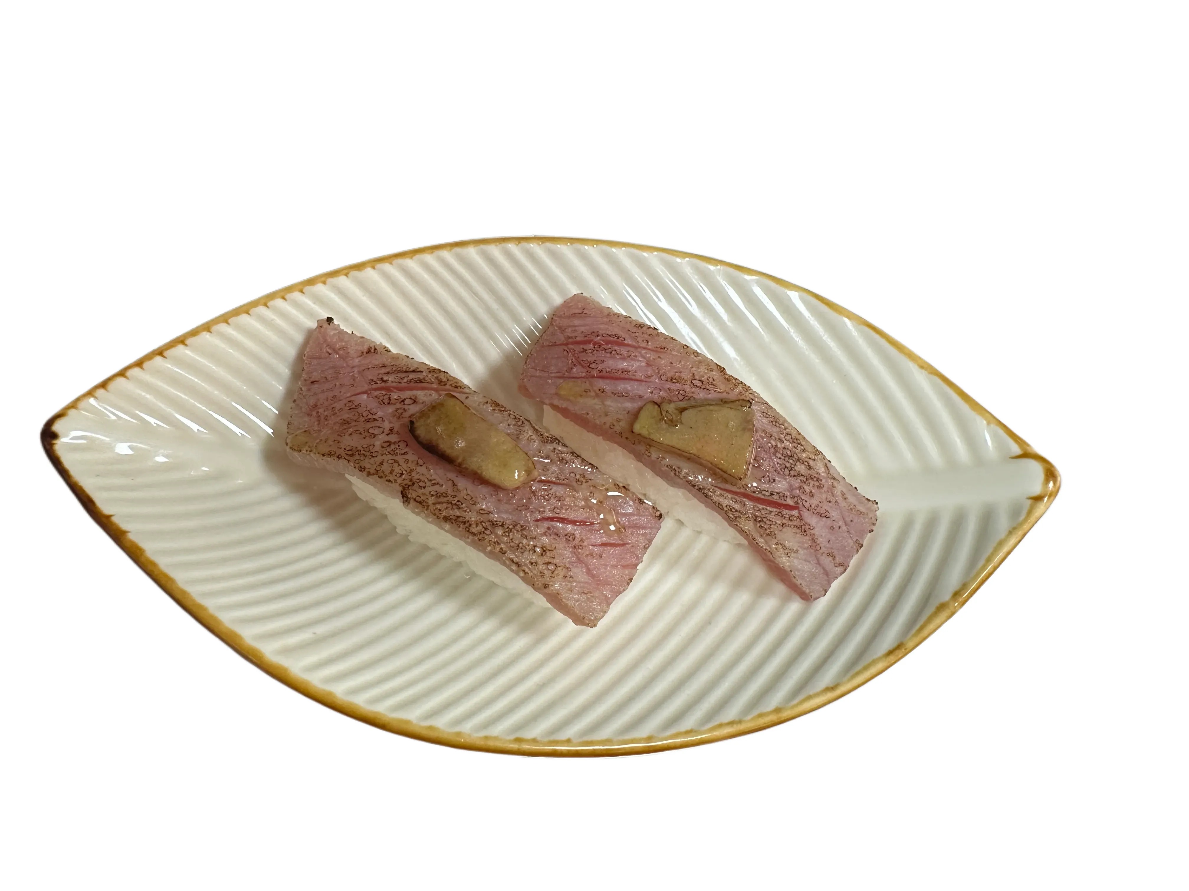 Nigiri atún flameado con foie