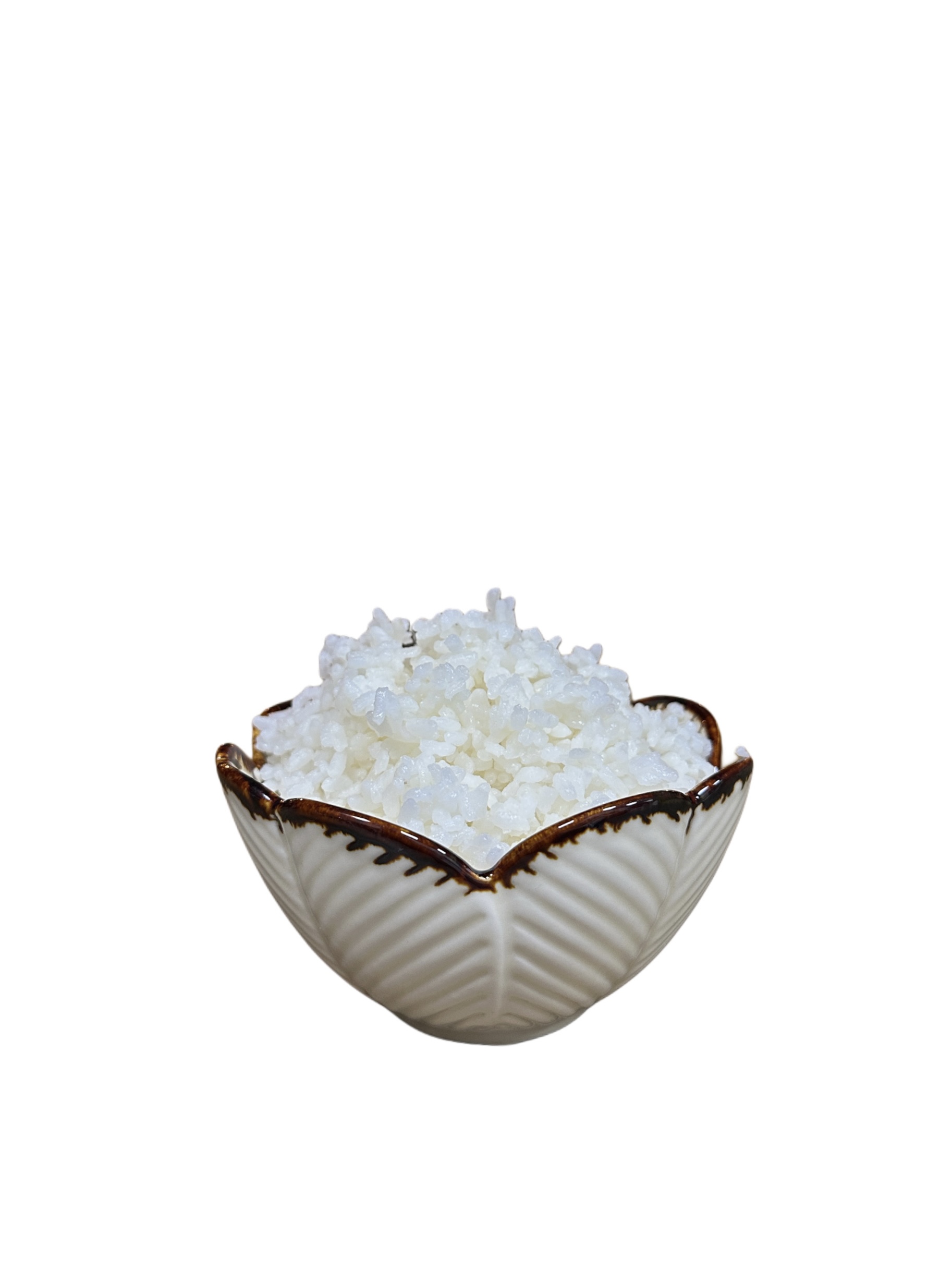 Cuenco de arroz blanco